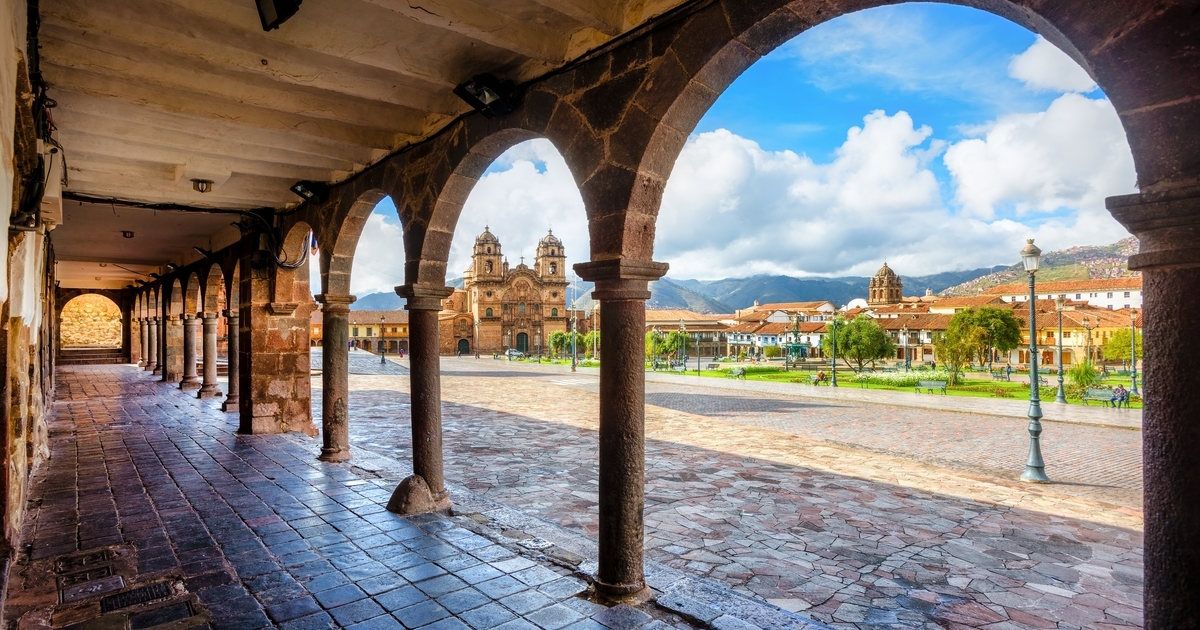 Cusco’s Plaza de Armas is the historical heart of the city, framed by colonial arcades and baroque churches, offering visitors a glimpse into the city's rich cultural heritage.